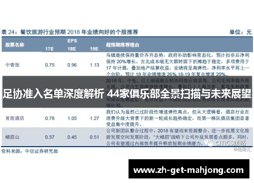 足协准入名单深度解析 44家俱乐部全景扫描与未来展望 足协准入名单深度解析 44家俱乐部全景扫描与未来展望